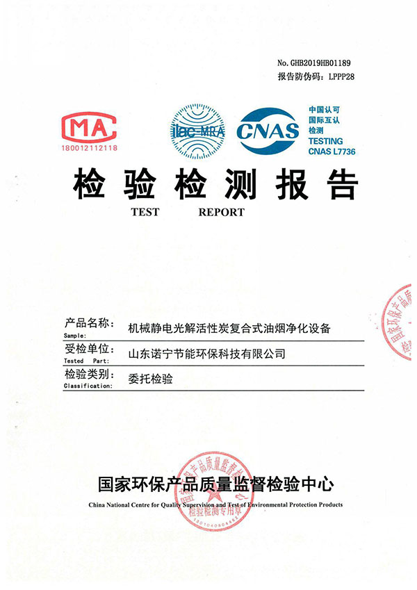 檢測報告