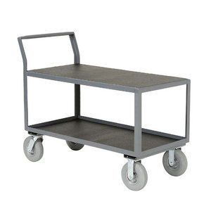 兆庭雙層平板手推車(chē) 高效靜音的倉(cāng)庫(kù)搬運(yùn)解決方案