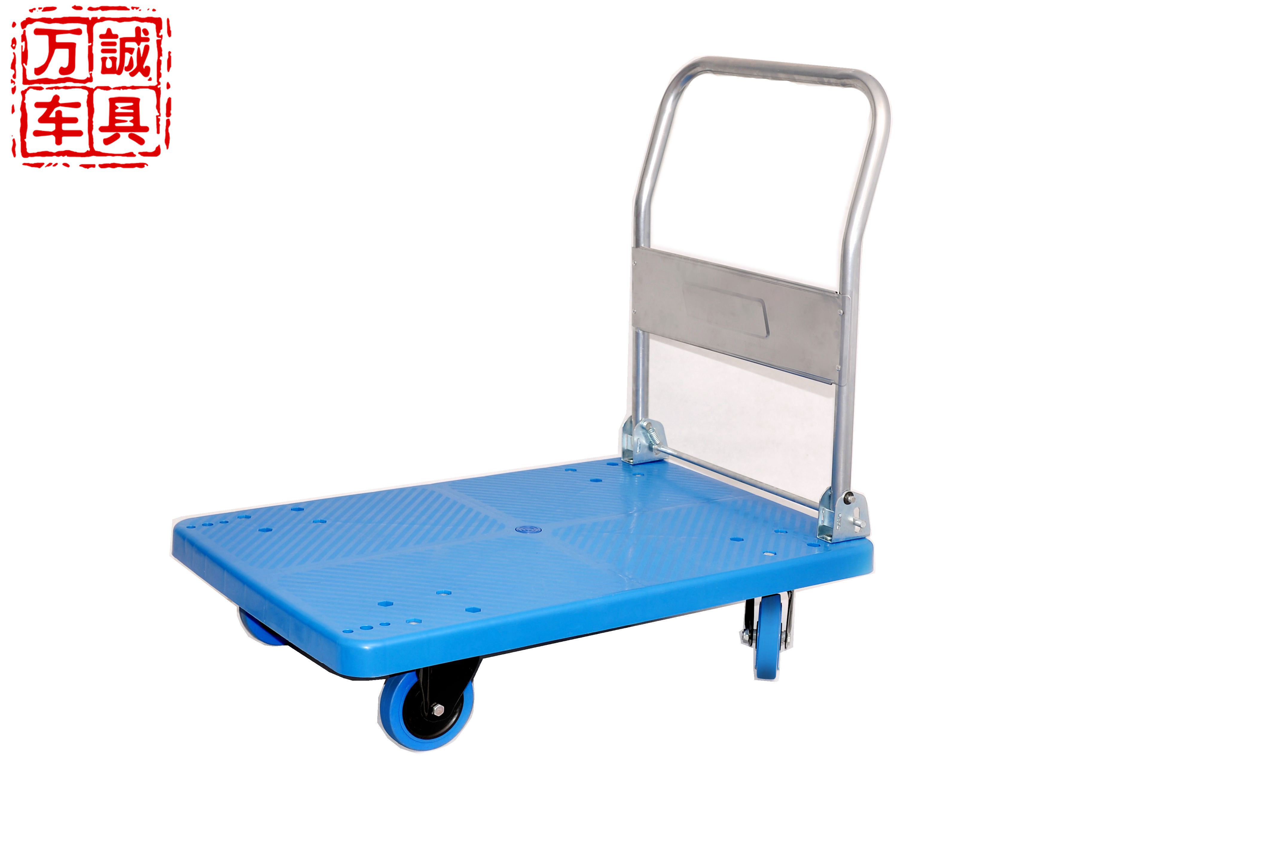 生產(chǎn)批發(fā)尼龍塑料折疊靜音平板車(chē)手推車(chē)工具車(chē)